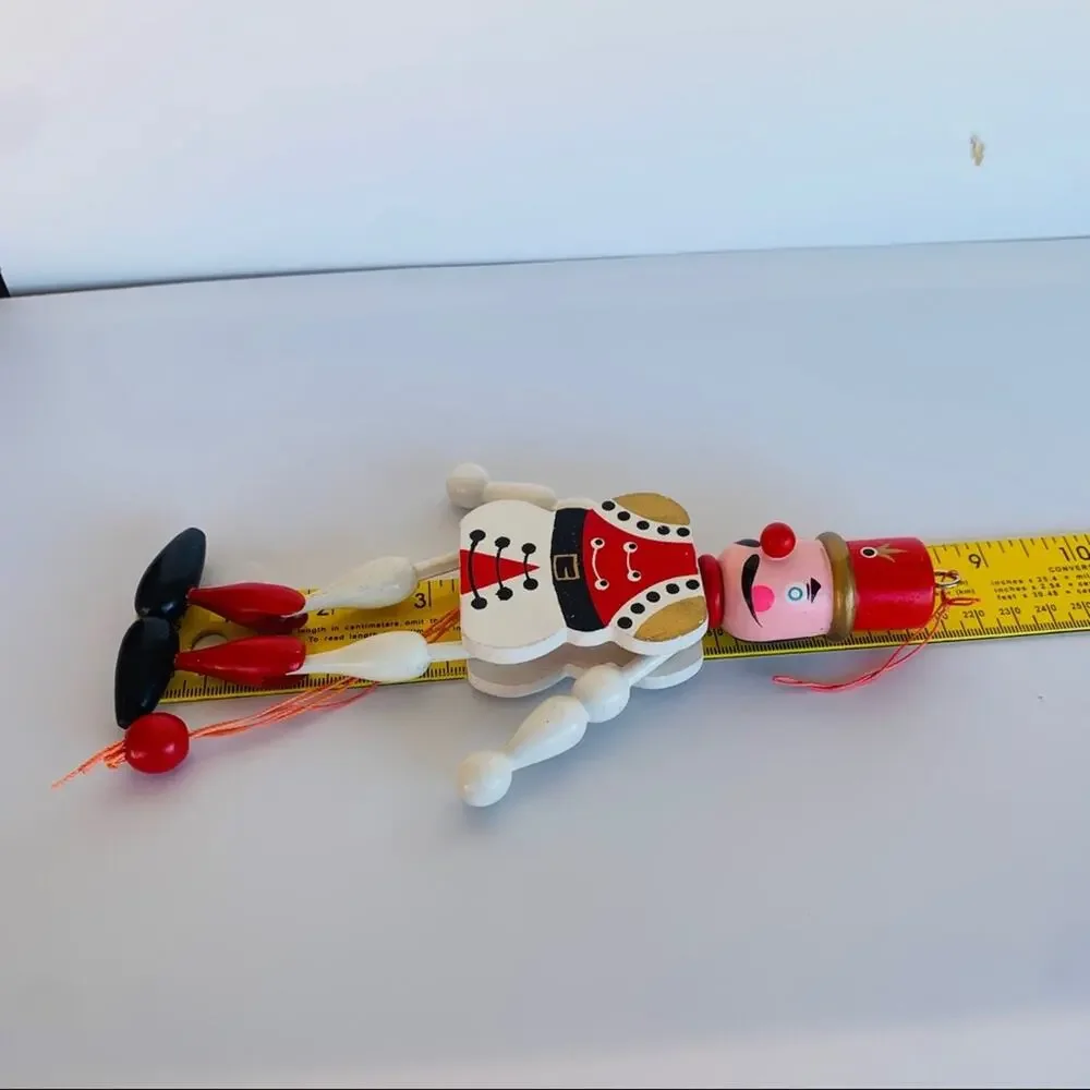 Vintage Wood Soldier Ornament